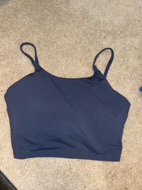 Amazon Navy Blue Cropped Tank Top